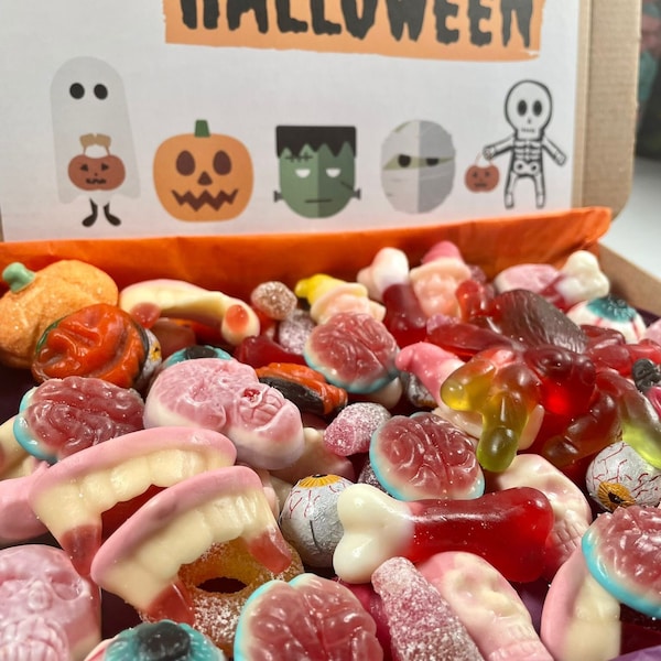 HALLOWEEN Sweet Box - Pick N Mix - Personalised - Hand made - Made to order