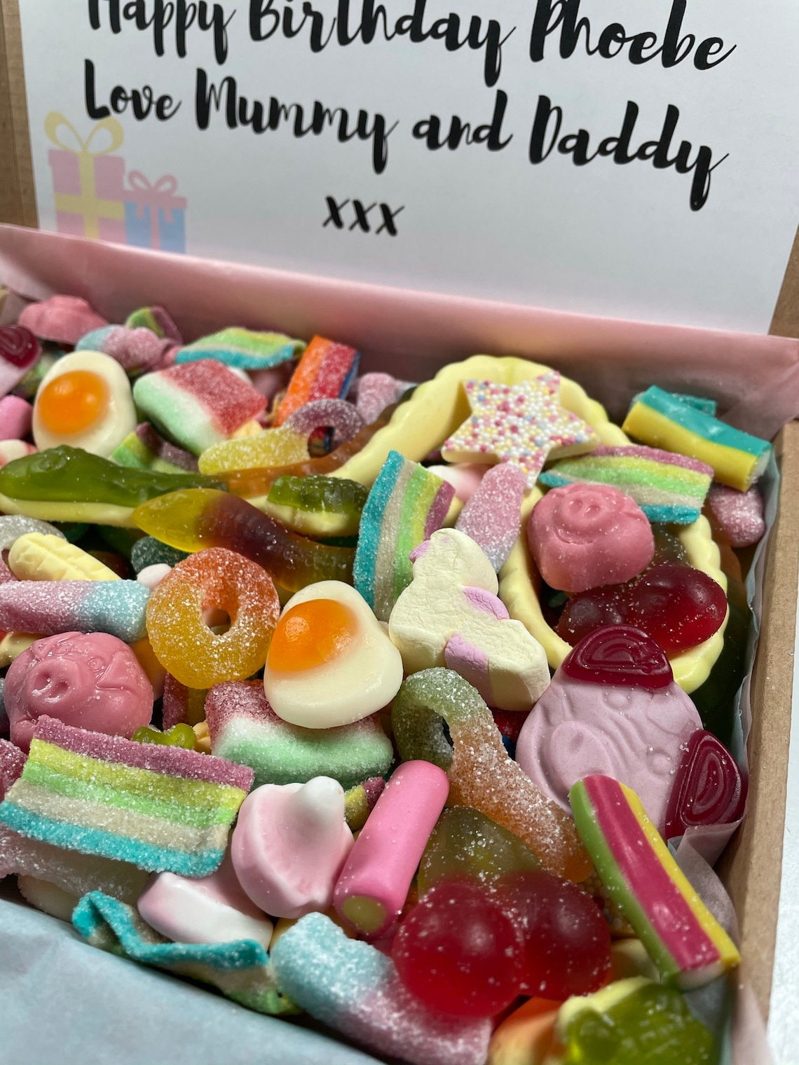 BIRTHDAY Sweet Box Pick N Mix Letter Box Sweets Etsy