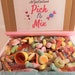 PICK 'N' MIX Sweet Box - Personalise for free - Made to order - Letterbox Sweets - Gift -Present - Birthday - Party - Christmas - Teacher 