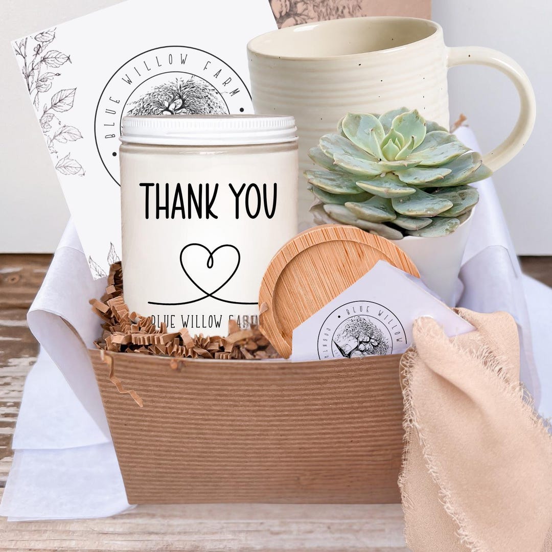 Thank You Gift Ideas, Thank You Gift Box for Her, Corporate Gift Basket ...
