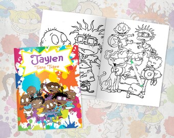 Download Custom Coloring Book Etsy