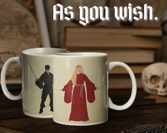 As You Wish Princess Bride-Inspired Ceramic Mug Couple Set