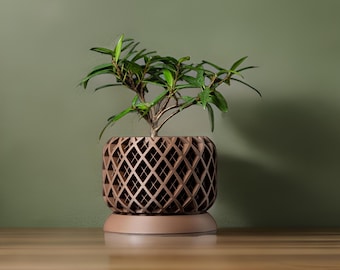 The Torio - Unique Geometric 3D Printed Planter with Drainage