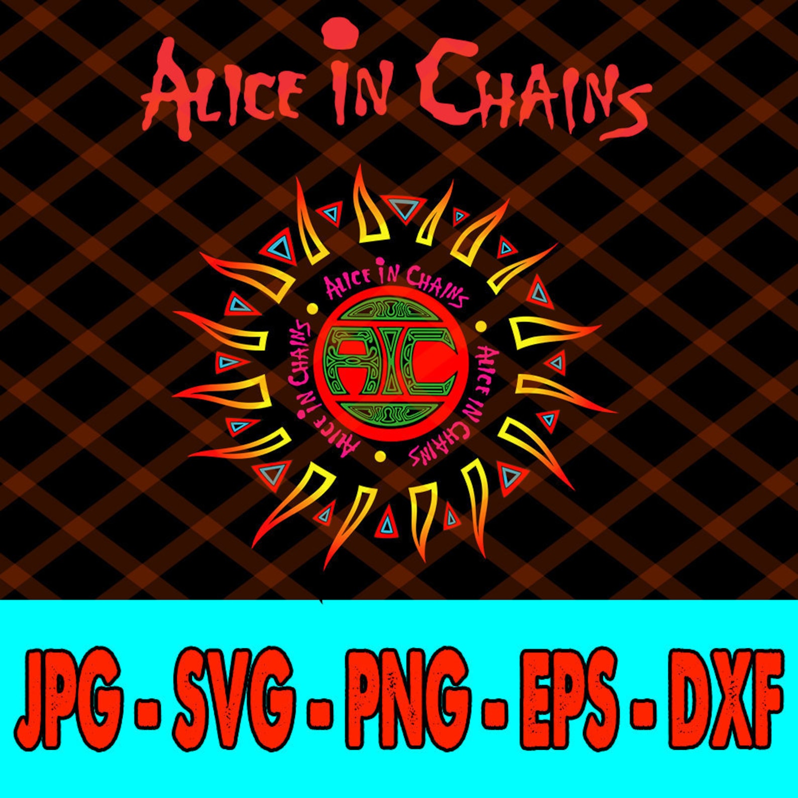 Alice in Chains Logo SVG Etsy