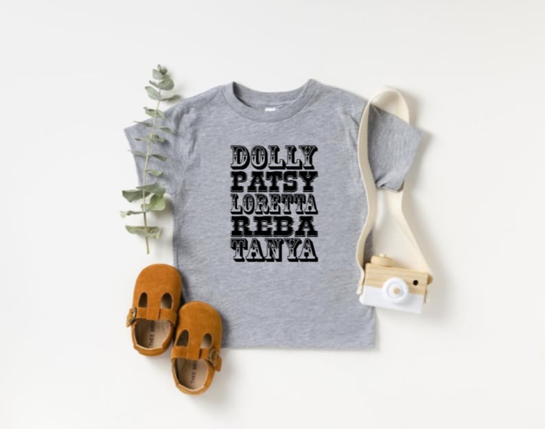 Baby Shower Gift Dolly Patsy Loretta Reba Tanya Onesie Country Music Bodysuit Baby Birthday Gift Unisex Kids Clothing