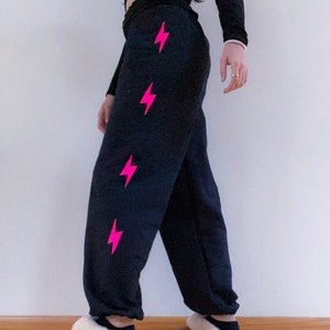 lightning bolt sweatpants