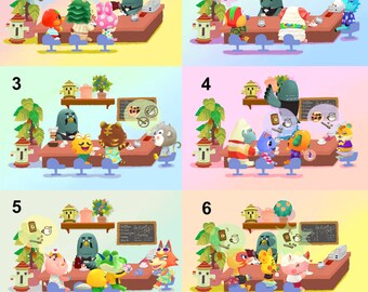 Animal Crossing Cafe Etsy