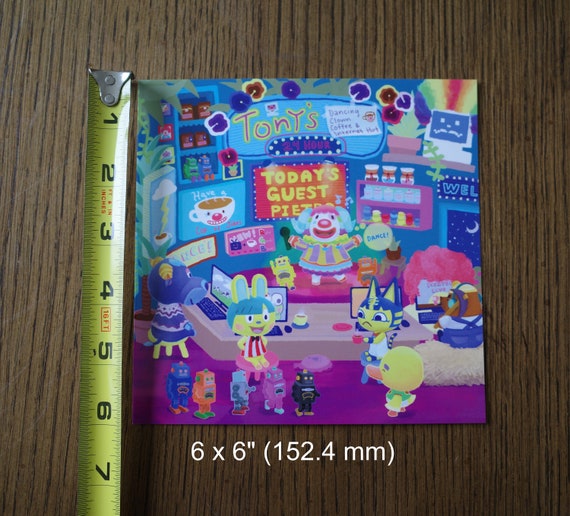 Animal Crossing: Tony's Dancing Clown Coffee and Internet - Etsy Animal Crossing: Tony's Dancing Clown Coffee and Internet - Etsy