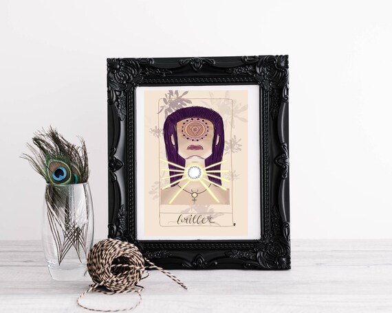 Chakra De La Gorge Map Shine Map Etsy