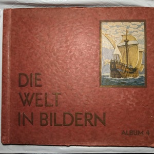 Die Welt in Bildern Album von Zigarettensammlerkarten