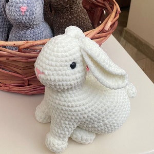 Schema coniglietto all'uncinetto / Schema coniglietto pasquale amigurumi 3 in 1 Bundle schema coniglietto all'uncinetto PDF stampabile Inglese