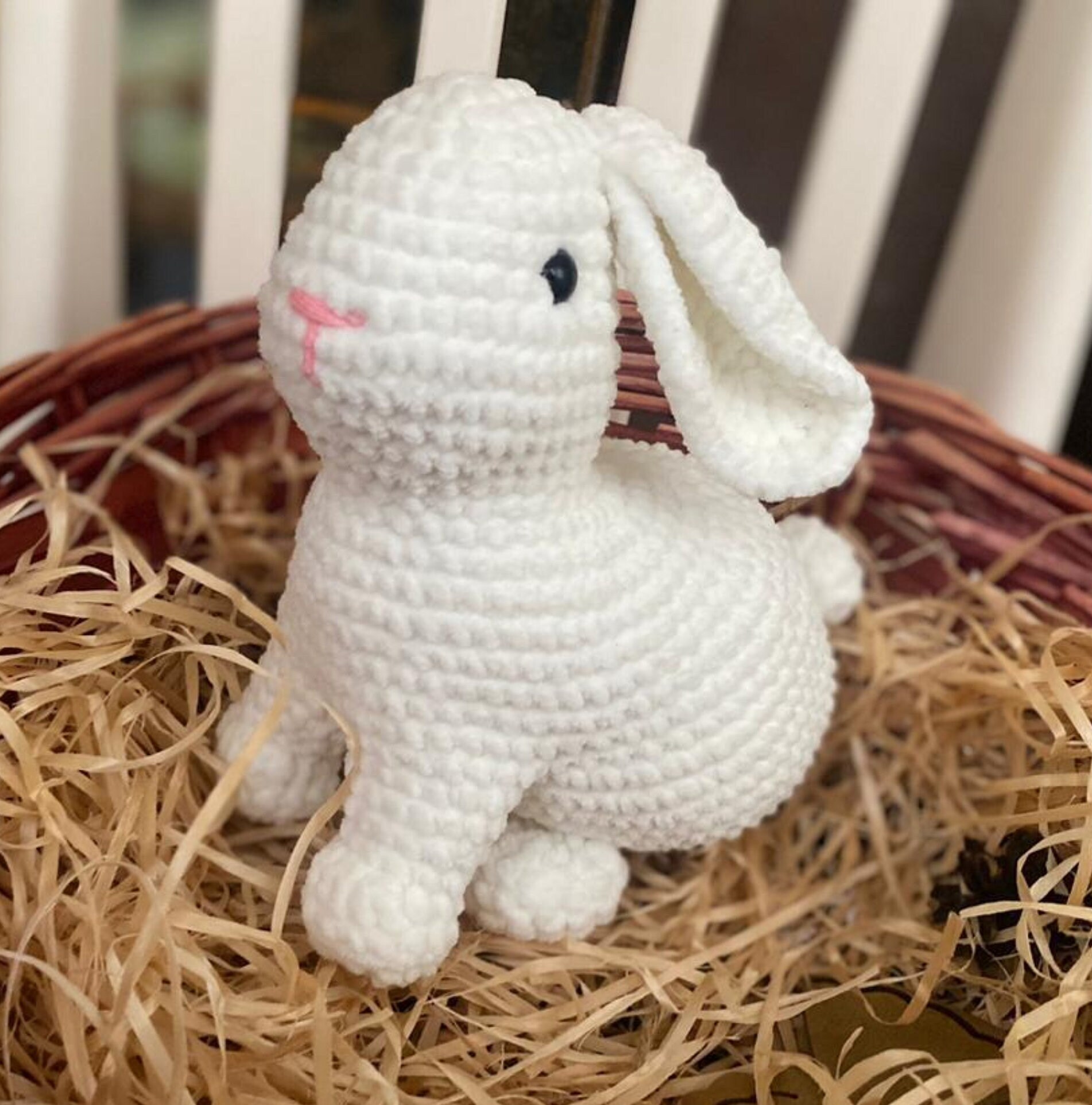 Big and Small Bunny Crochet Pattern Easter Décor Crochet PDF English - Etsy
