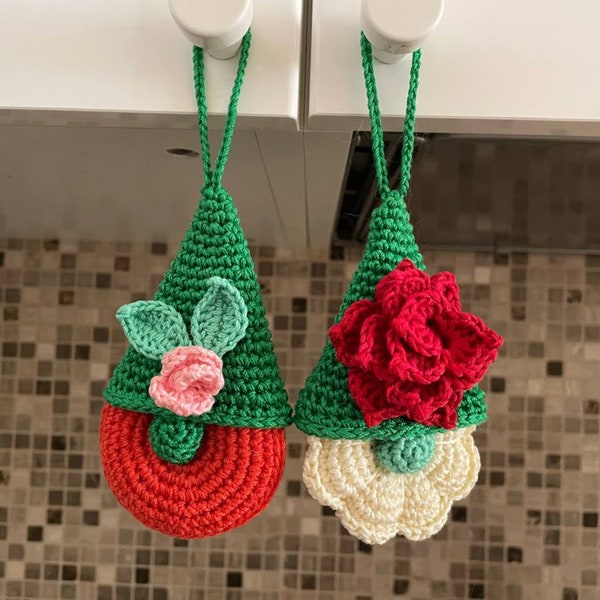 Crochet Gnomes Flowers Pattern Set - 9 Designs for Unique Gifts English PDF