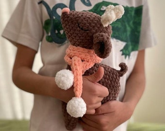 Crochet Plush Deer Pattern: Amigurumi Stuffed Animal (PDF Pattern) English