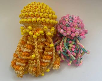 Haakpatroon Sensory Jellyfish Zonder naaien met ponykralen (pdf)