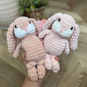 DIY Bunny Crochet Pattern for Baby Gifts - Easy English PDF