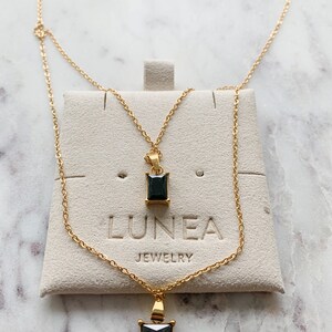 Etsy 18k deals gold necklace