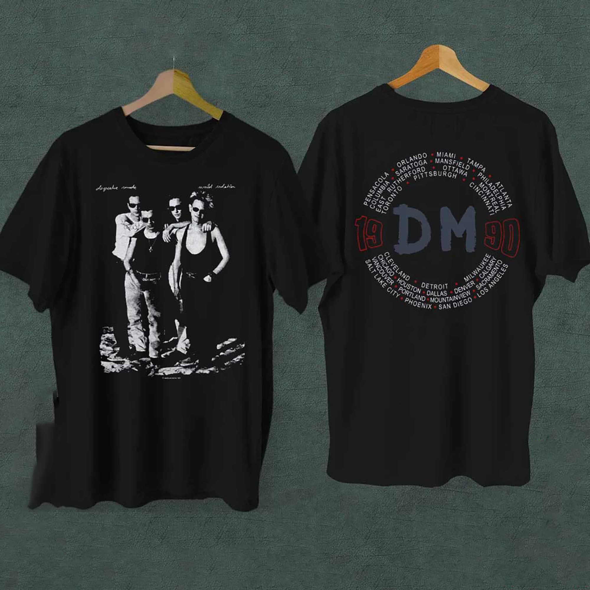 Depeche T-Shirt, Mode World Violation 1990 Tour Concert T-Shirt, Violator Tour