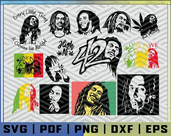 Free Free 170 Bob Marley One Love Svg SVG PNG EPS DXF File