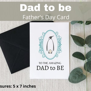 Dad to be - Father's Day Card | Printable