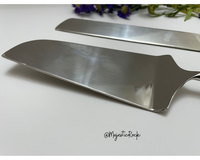 Wedding Cake Knife and Server Set Mother of Pearl Etsy