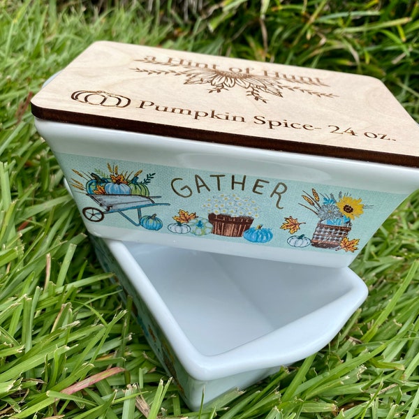 Ceramic Loaf Pan With Lid Etsy