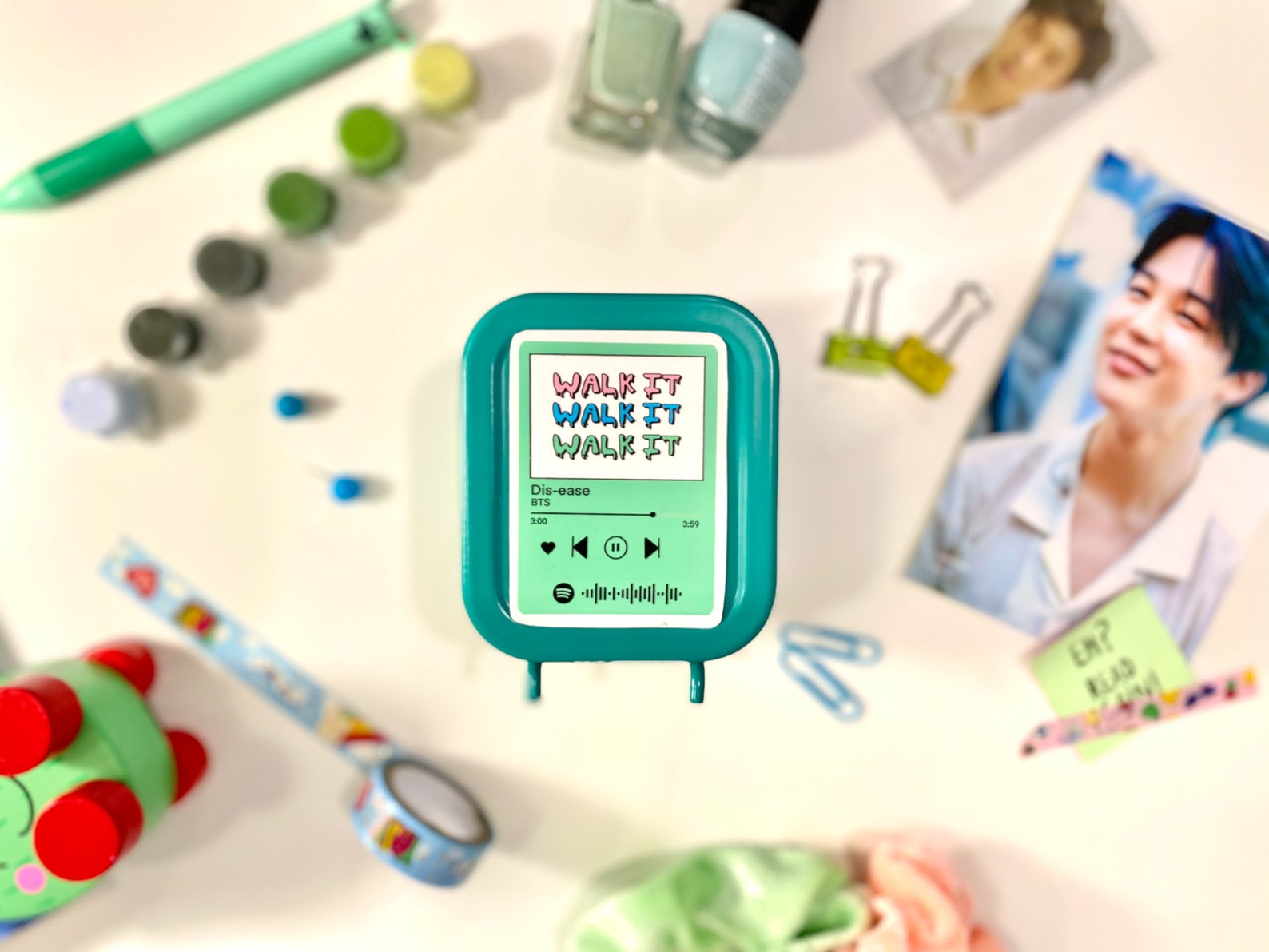 BTS BE Album Spotify Code Stickers 9pcs Waterresistant Etsy
