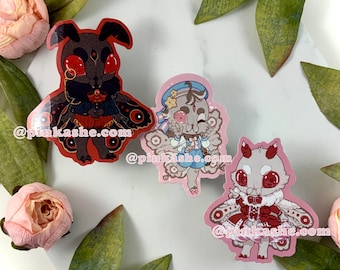 Mothman Stickers - Cryptid Sticker