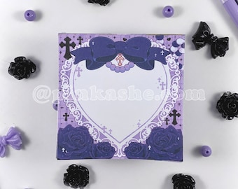 Gothic Memopad - Kawaii - Stationary - Planner - School Supplies