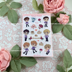 Host Club - Sticker Sheet - Anime Stickers