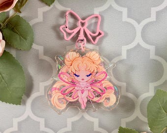 Crystal Heart Charm - Anime Glitter Charm - Kawaii Charm
