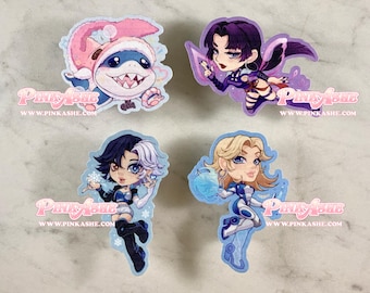 Gamer Heroes - VideoGame Stickers - Comic Book Heros