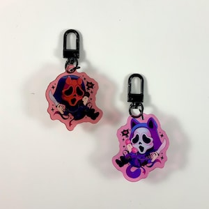 Ghost Cutie Charm- Slasher Charm _ Anime Keychain - Kawaii Charm