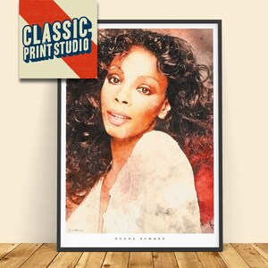 Donna Summer Watercolour | Poster | Print
