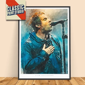 Liam Gallagher Wall Art | Watercolour