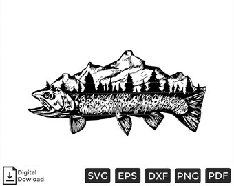 Download Trout Fish Svg Etsy