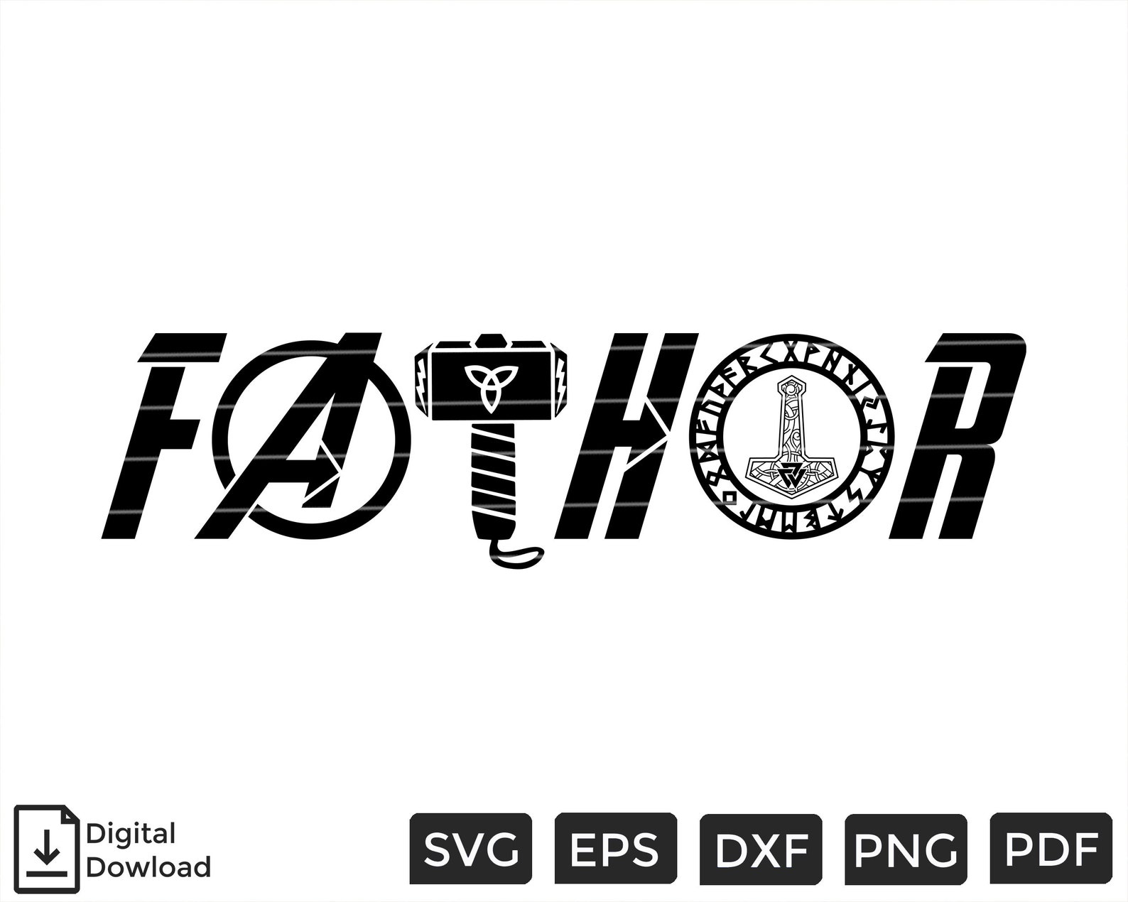 Fathor SVG PNG/ Father’s Day SVG/ Custom File/ | Etsy