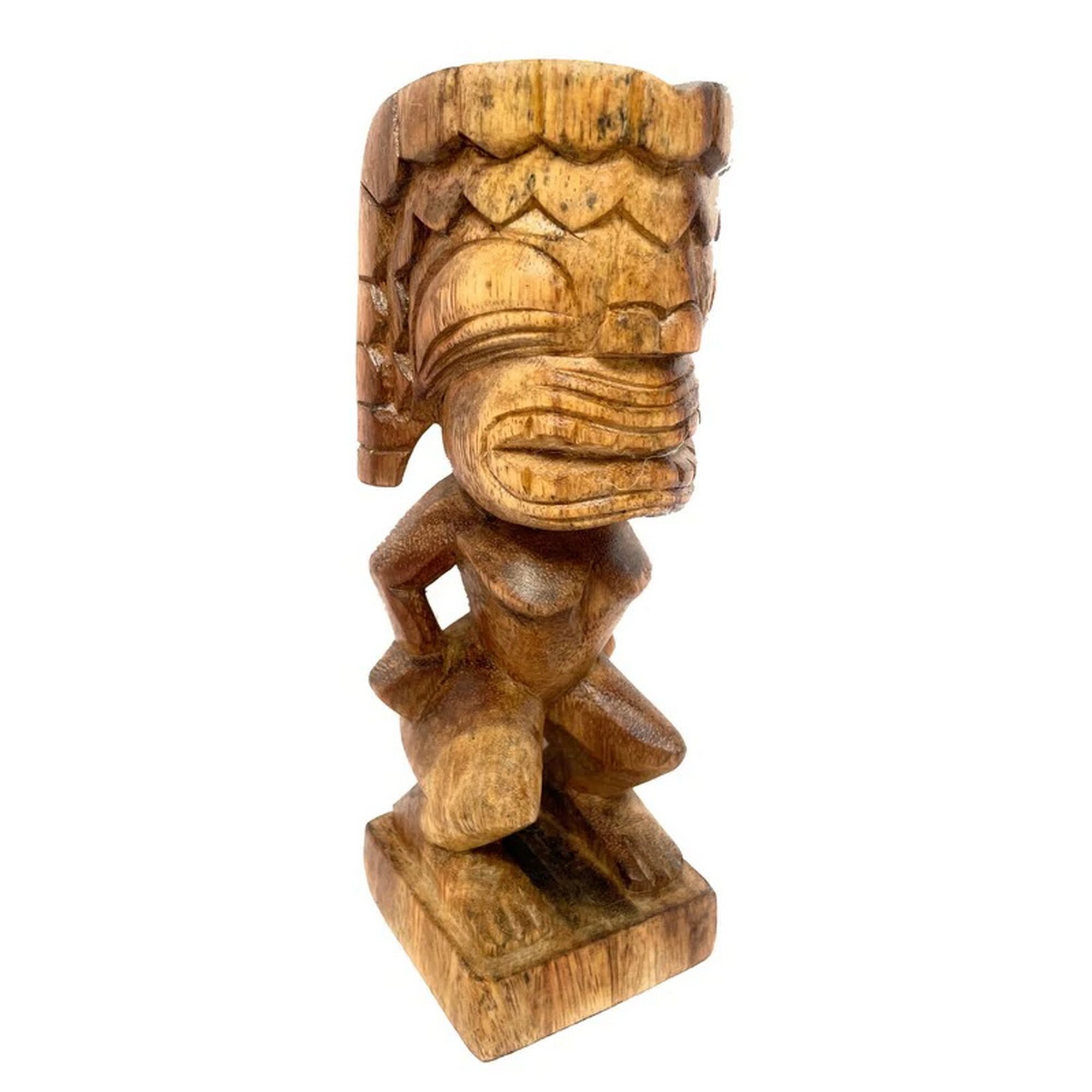 新品 70年代 ビンテージ ハワイ製 ハワイアン GOD KU ティキ 当時物 新品 70年代 ビンテージ ハワイ製 ハワイアン GOD KU ティキ 当時物