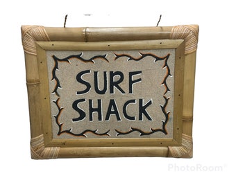 Surf Shack | Bamboo Sign 16"