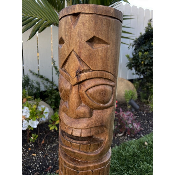 Warrior and Strength Tiki Totem