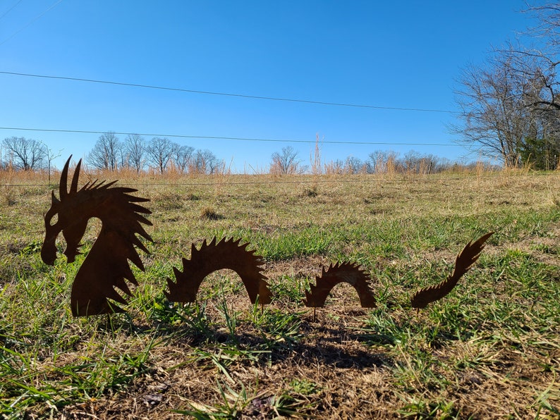 Large Dragon Garden Stake