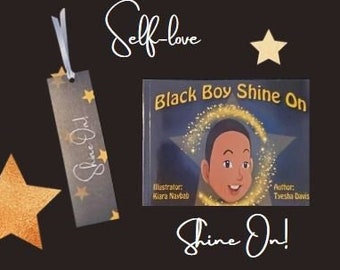 Black Boy Shine On Children's Book + Bookmark