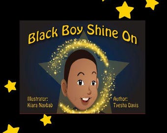 El niño negro brilla / Libro infantil