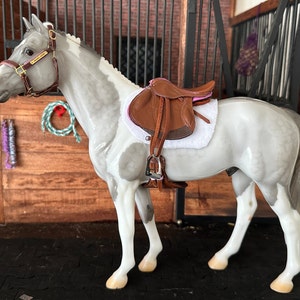 Model Horse Cross Country Saddle Pattern for Your Breyer or Stone Models 1/9 scale