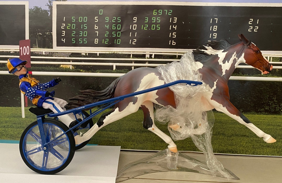Pattern to Make a Model Horse Racing Sulky 1/9 Scale for Breyer