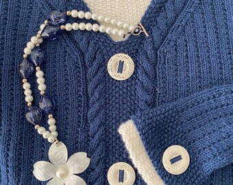 Knitting Pattern - Faux Cardi and Linen Shirt