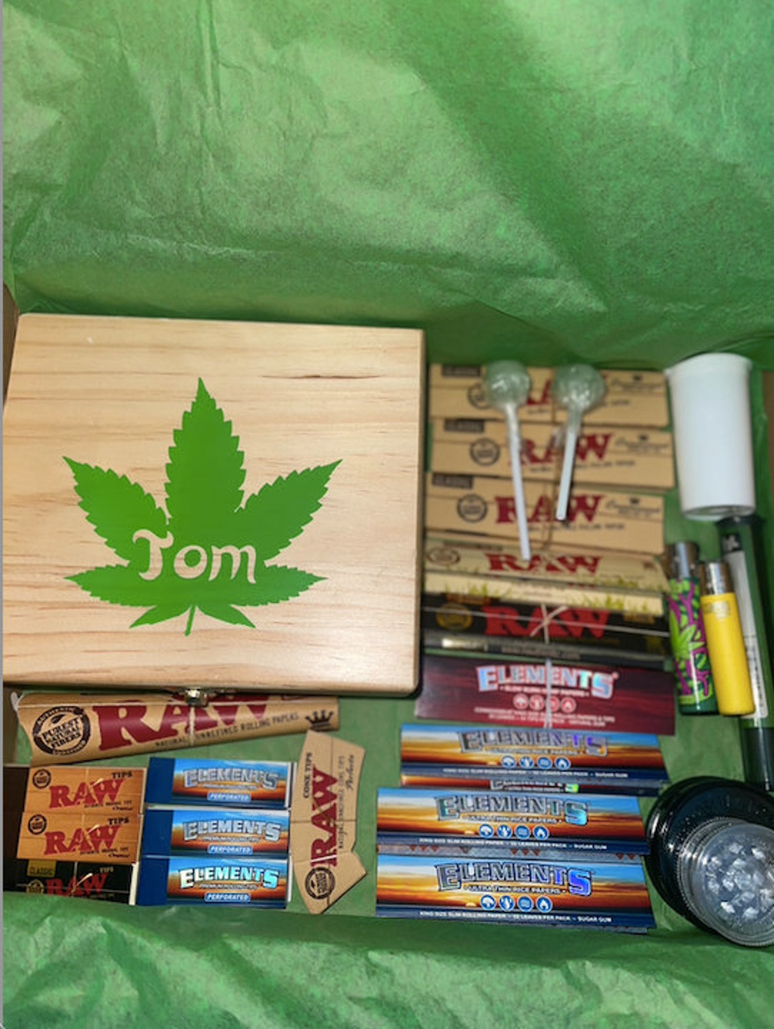 Personalised Wooden Rolling Box Etsy