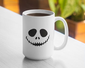Skelett Gesicht Becher - 11oz Becher 15oz Becher