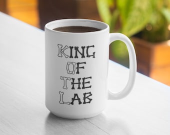 Rey del laboratorio 11oz taza 15oz taza