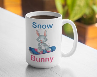 Sneeuw bunny ski snowboard 11oz mok 15oz mok